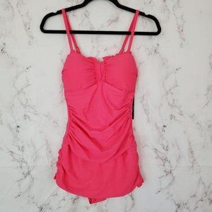 SHORE SHAPES Swimwear One Piece Pink 50's Style 10